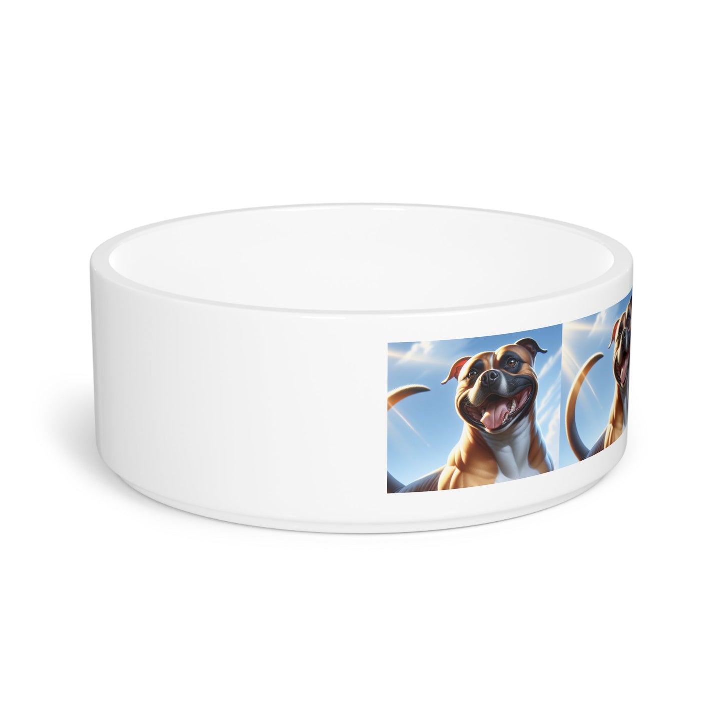 Ceramic Pet Bowl – 16 oz Dog Feeding Bowl