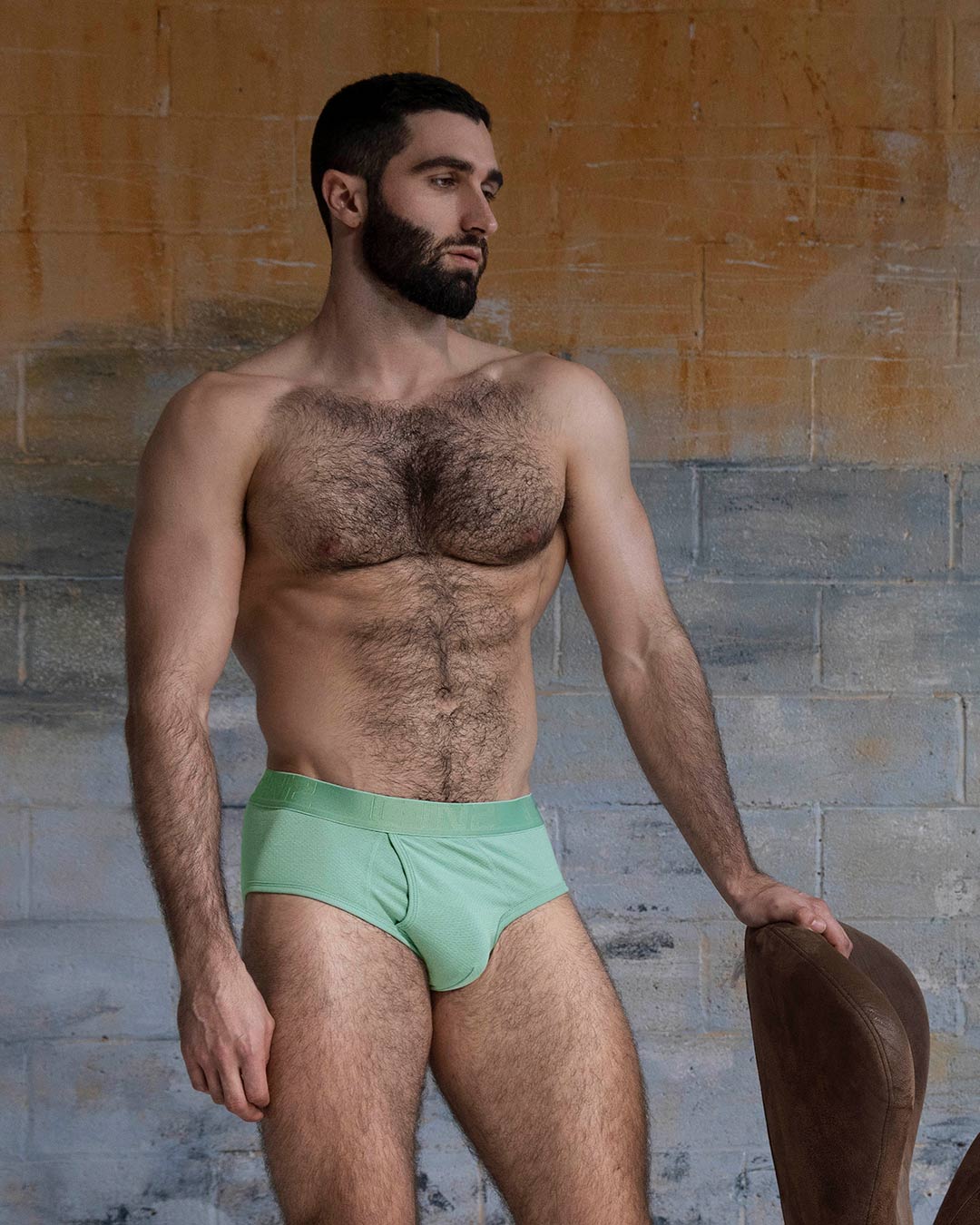 Flex Fly Front Brief Sage Green