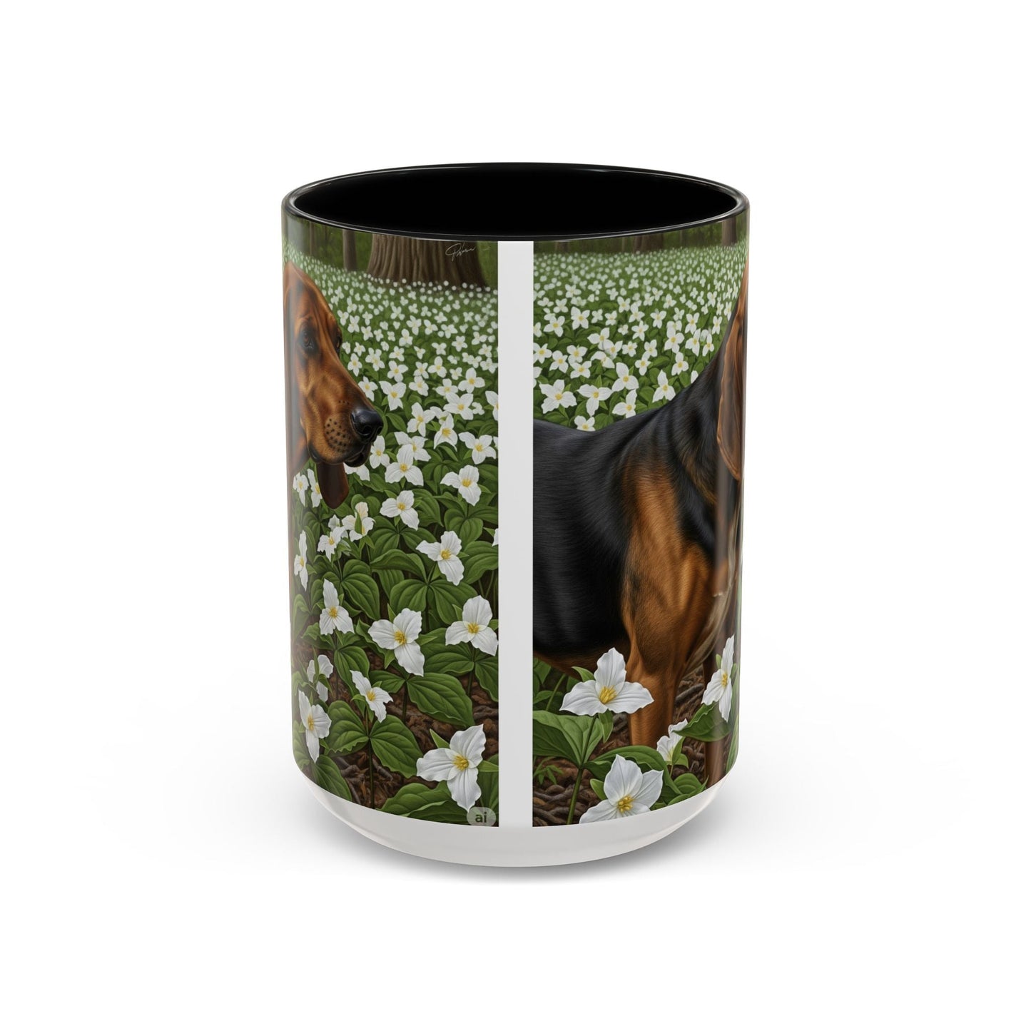 Keramiktasse mit Hunderassen-Motiv – 11 oz & 15 oz