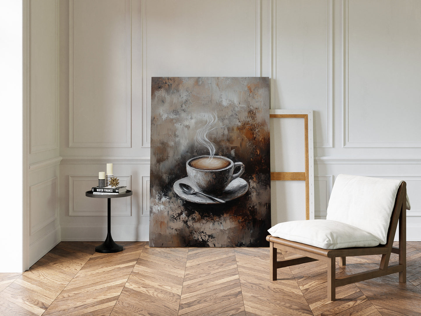 Braises dans une tasse tranquille
