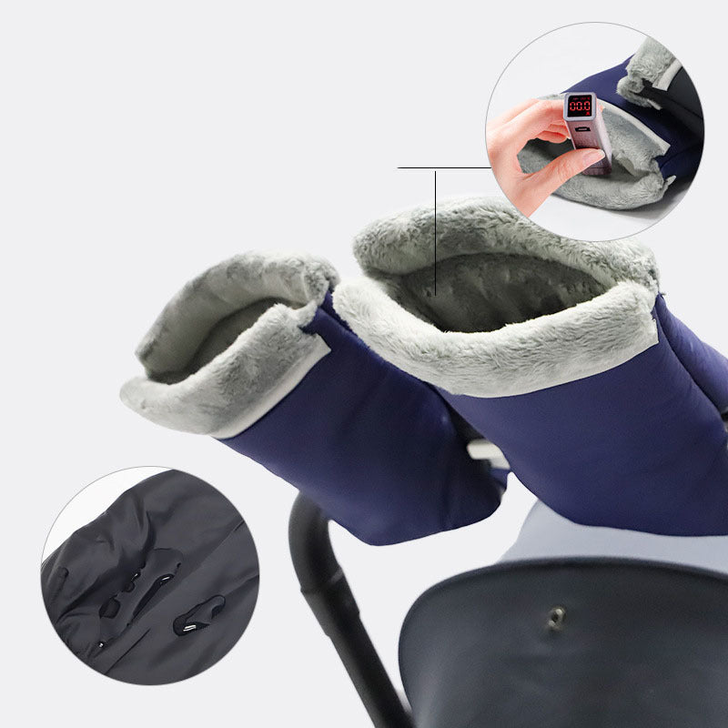 Winter Waterproof Baby Stroller Gloves