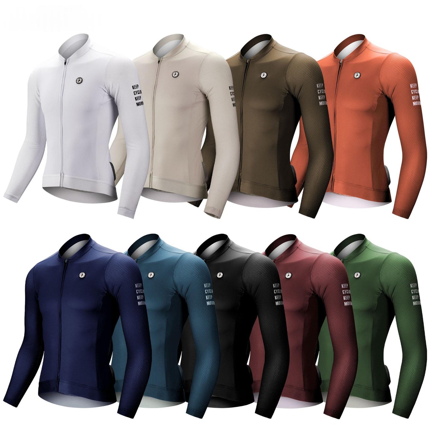 Cycling Suit Long Sleeved Top UV Resistant Moisture Wicking And Sweat Wicking