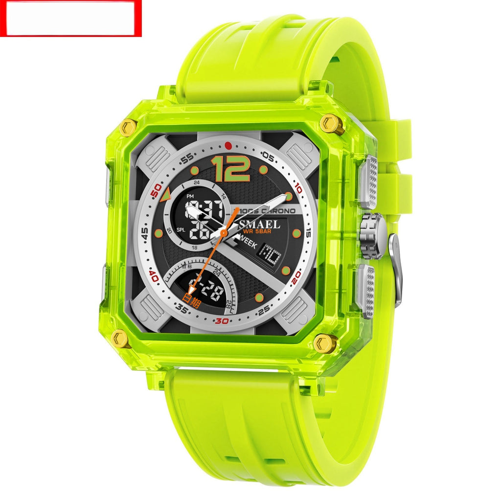 Fashionable Trendy Mens Electronic Watch With Precise Timekeeping And Functional Design