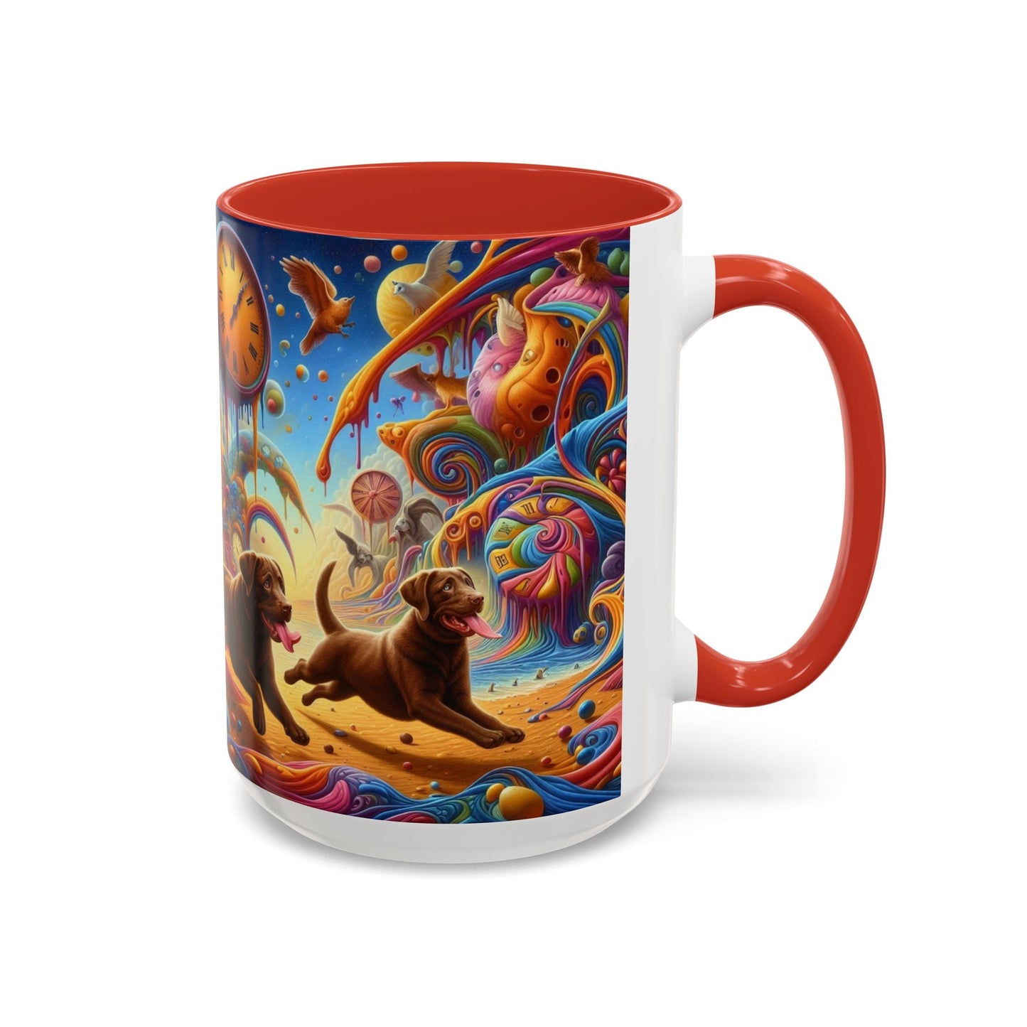Keramiktasse mit Hunderassen-Motiv – 11 oz & 15 oz