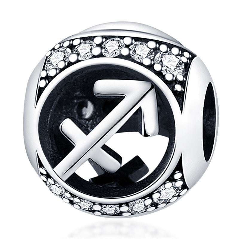 12 Zodiac Sign Bead Accessories For DIY Bracelets