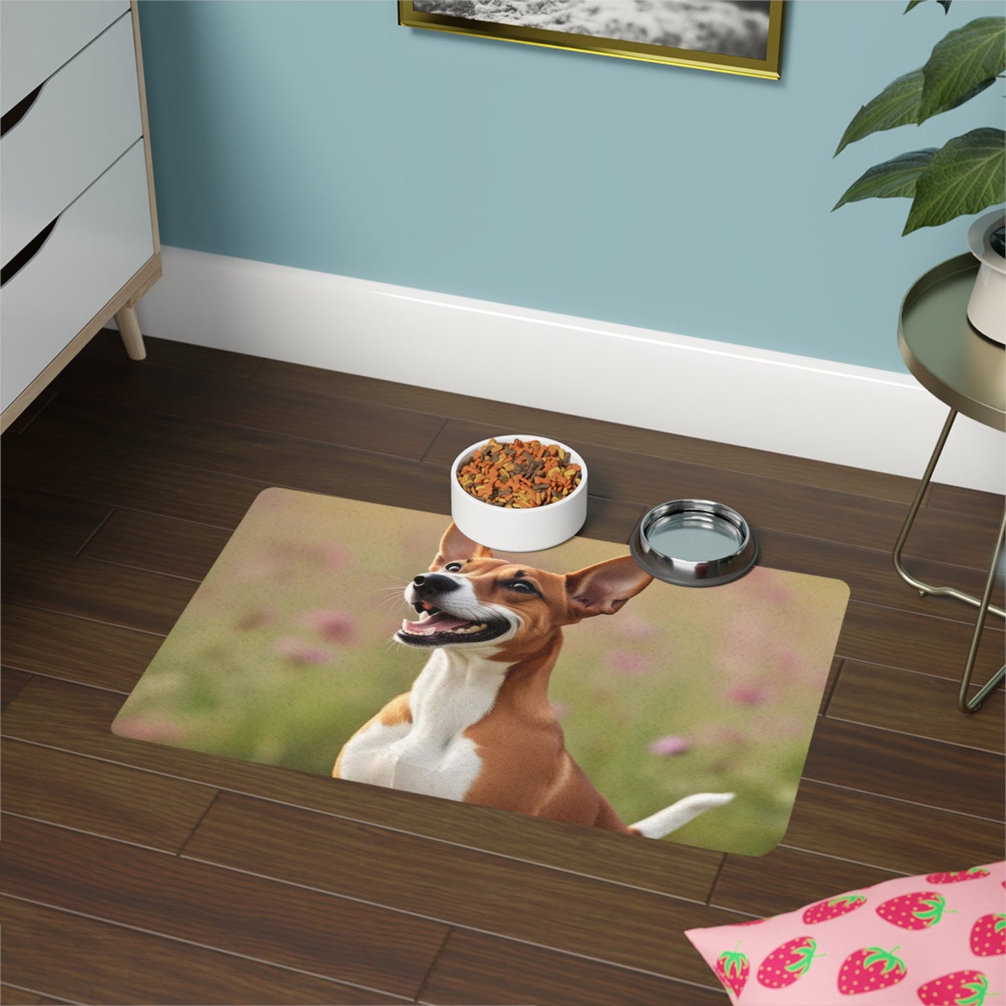 Tapis antidérapant pour animaux de compagnie – Tapis d'alimentation étanche pour chiens