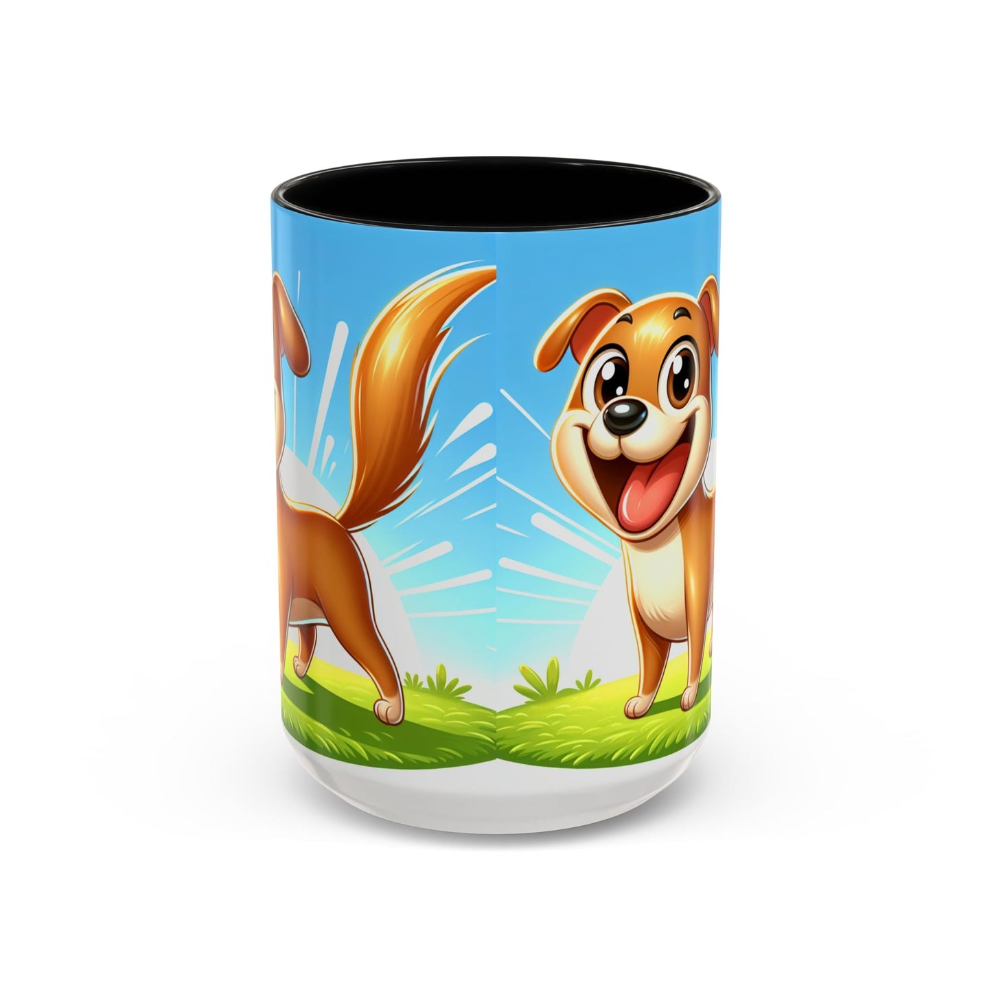 Keramiktasse mit Hunderassen-Motiv – 11 oz & 15 oz