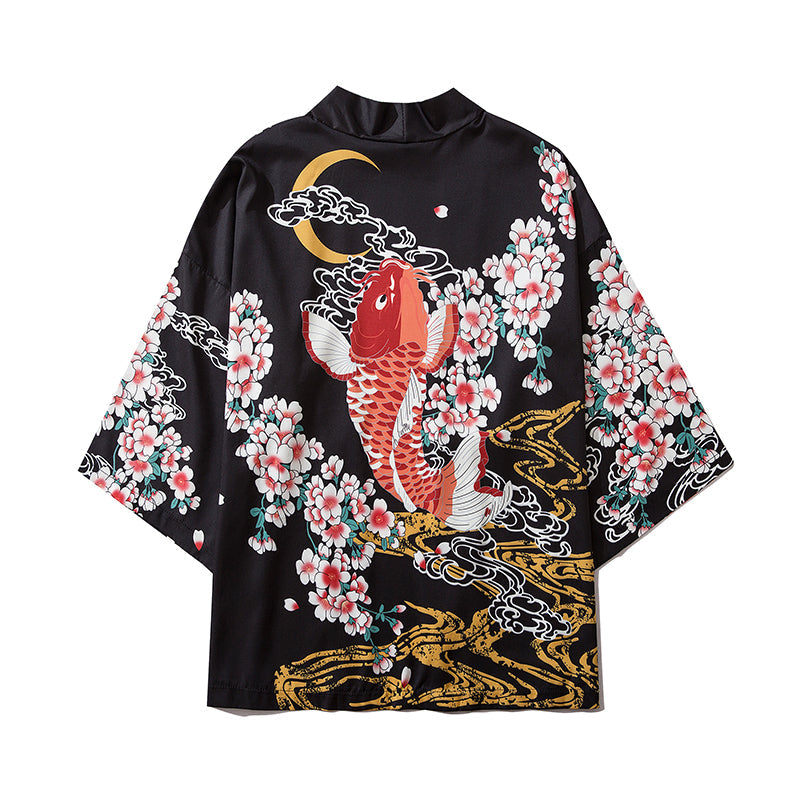 YC6007 Poisson en kimono printanier