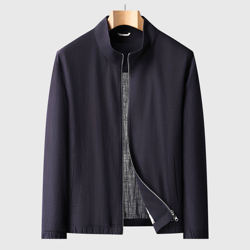 SpringSummer New Mens Jacket Made With Linenlightweight
