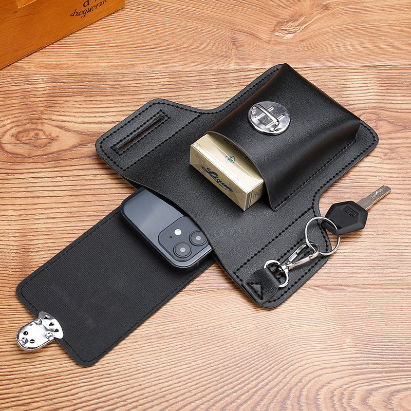 Men's Waist Bags Are Ideal For Office Workers To Store Cigarette Cases And Hang Keys