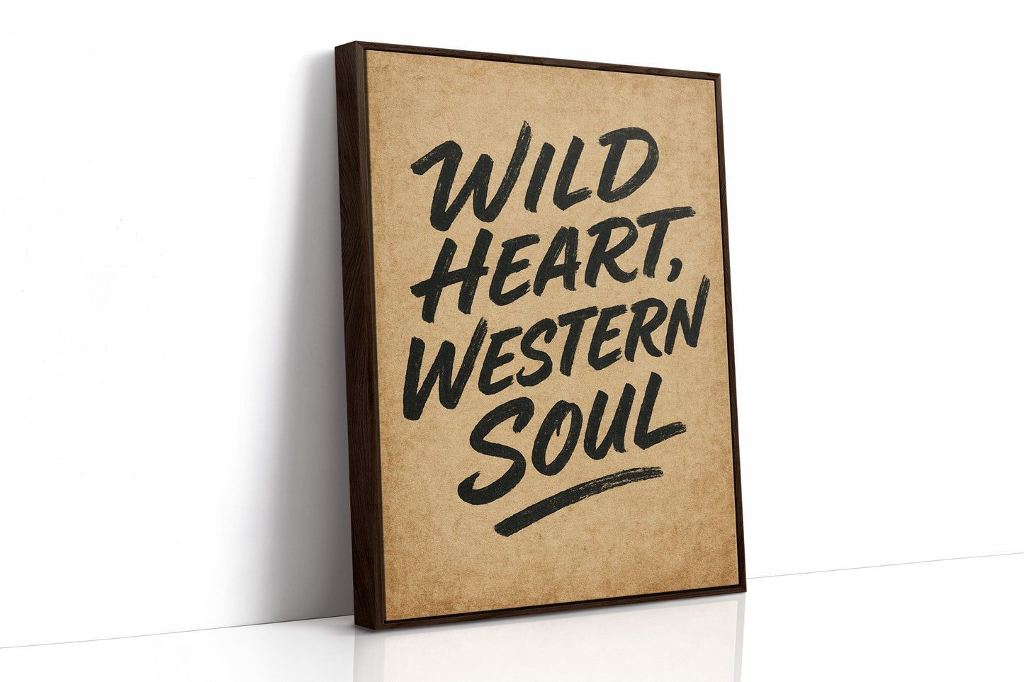 Druck "Wild Heart Western Soul"