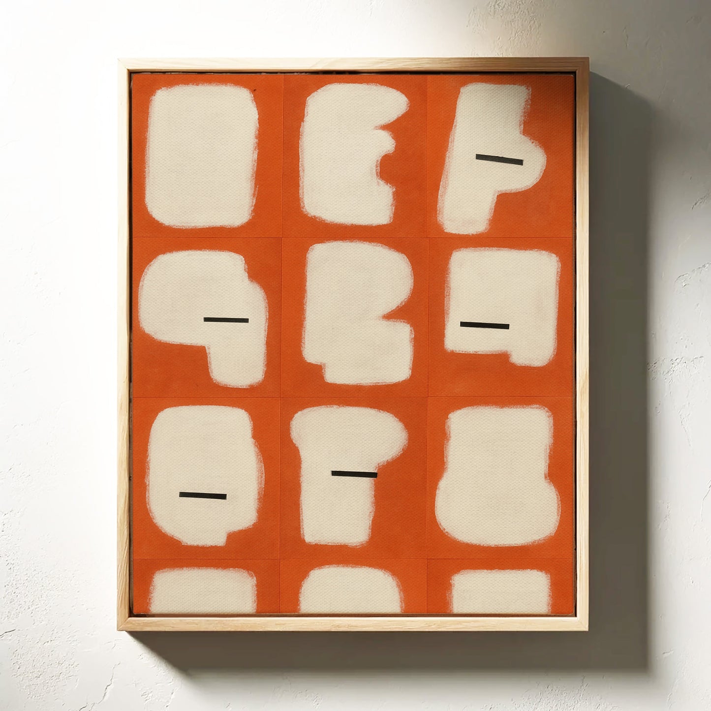 Minimal Shapes on Burnt Orange Grid
