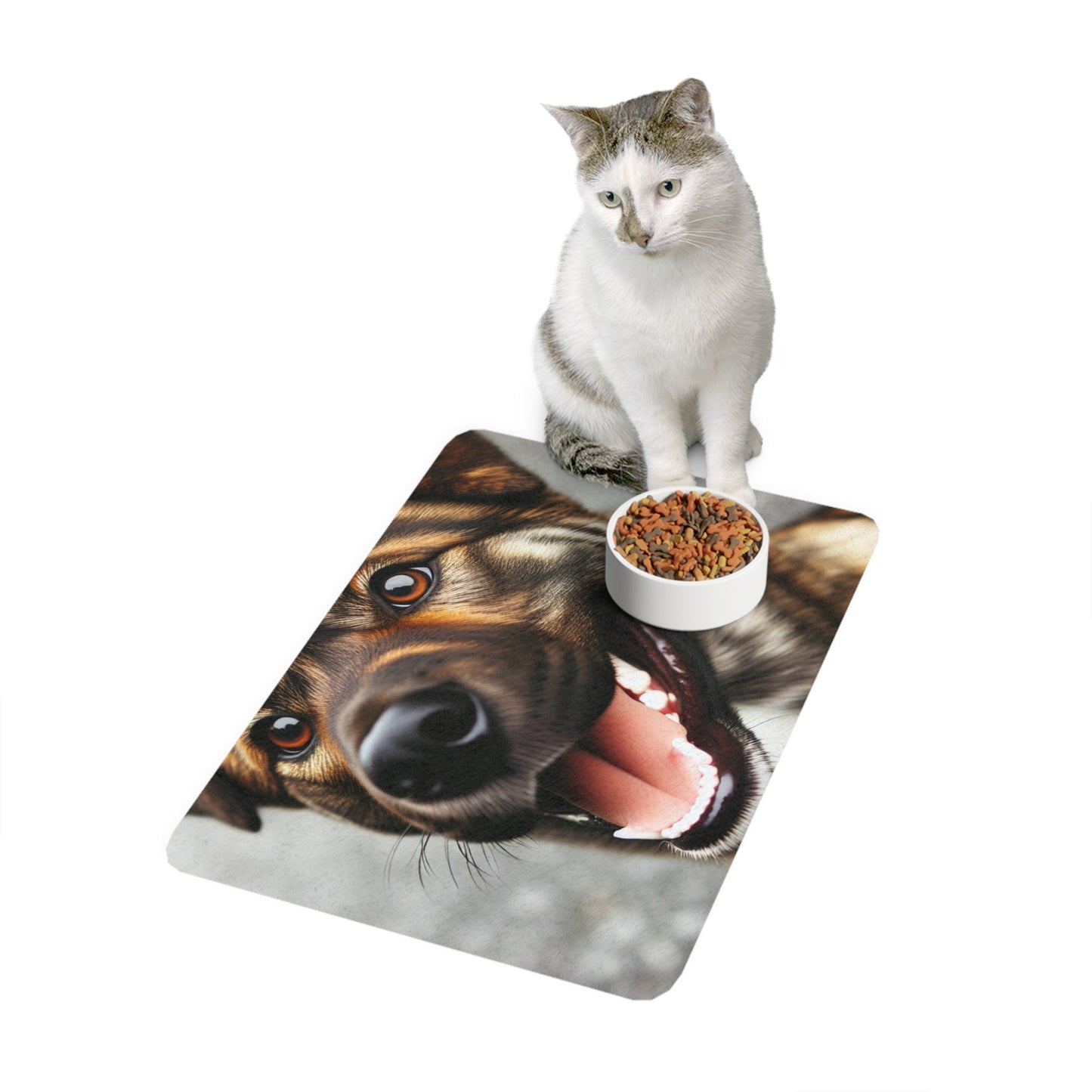 Tapis antidérapant pour animaux de compagnie – Tapis d'alimentation étanche pour chiens