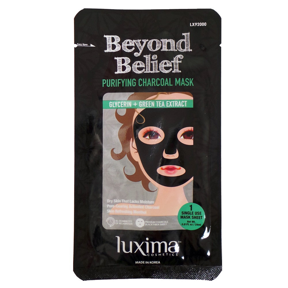 LUXIMA Beyond Belief Klärende Kohlemaske