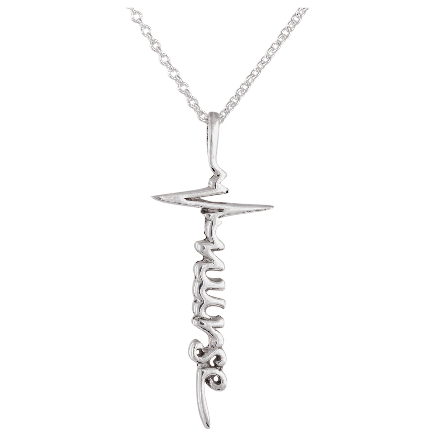 Healthcare Superhero Sterling Silver Necklace