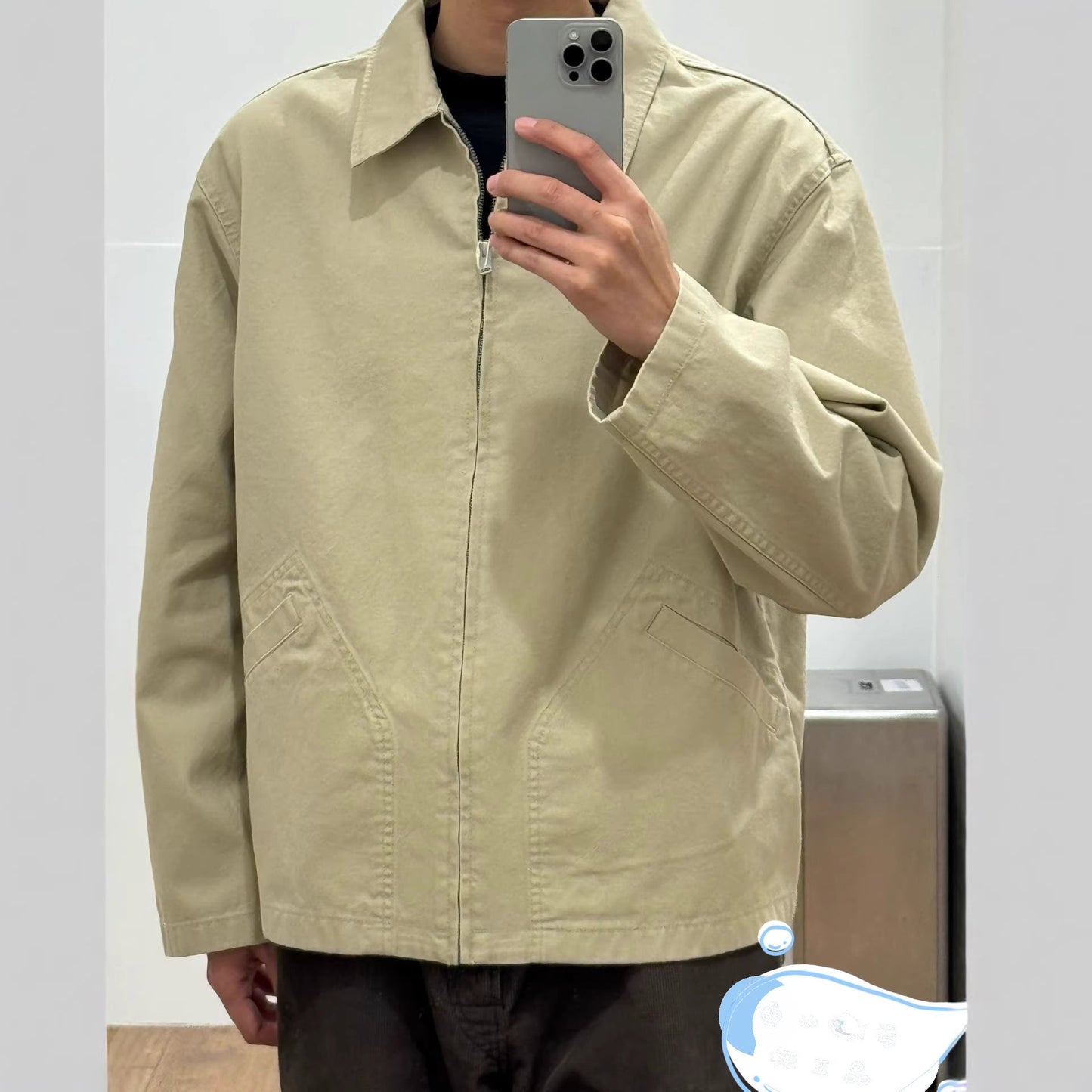 Mens Casual Zip-up Jacket