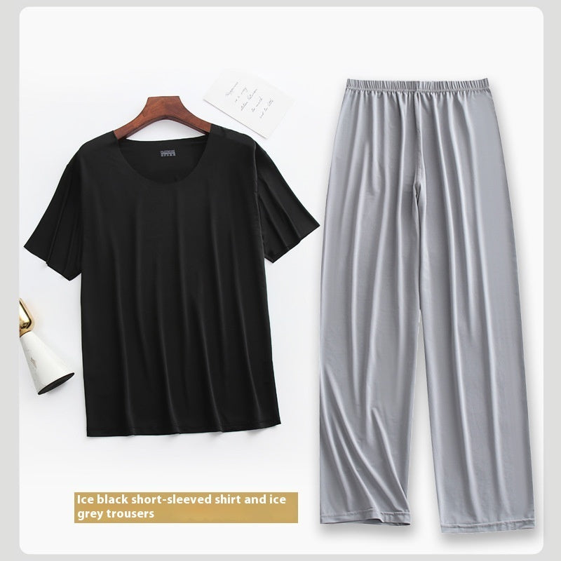 Summer Thin Homewear Suit Pajamas