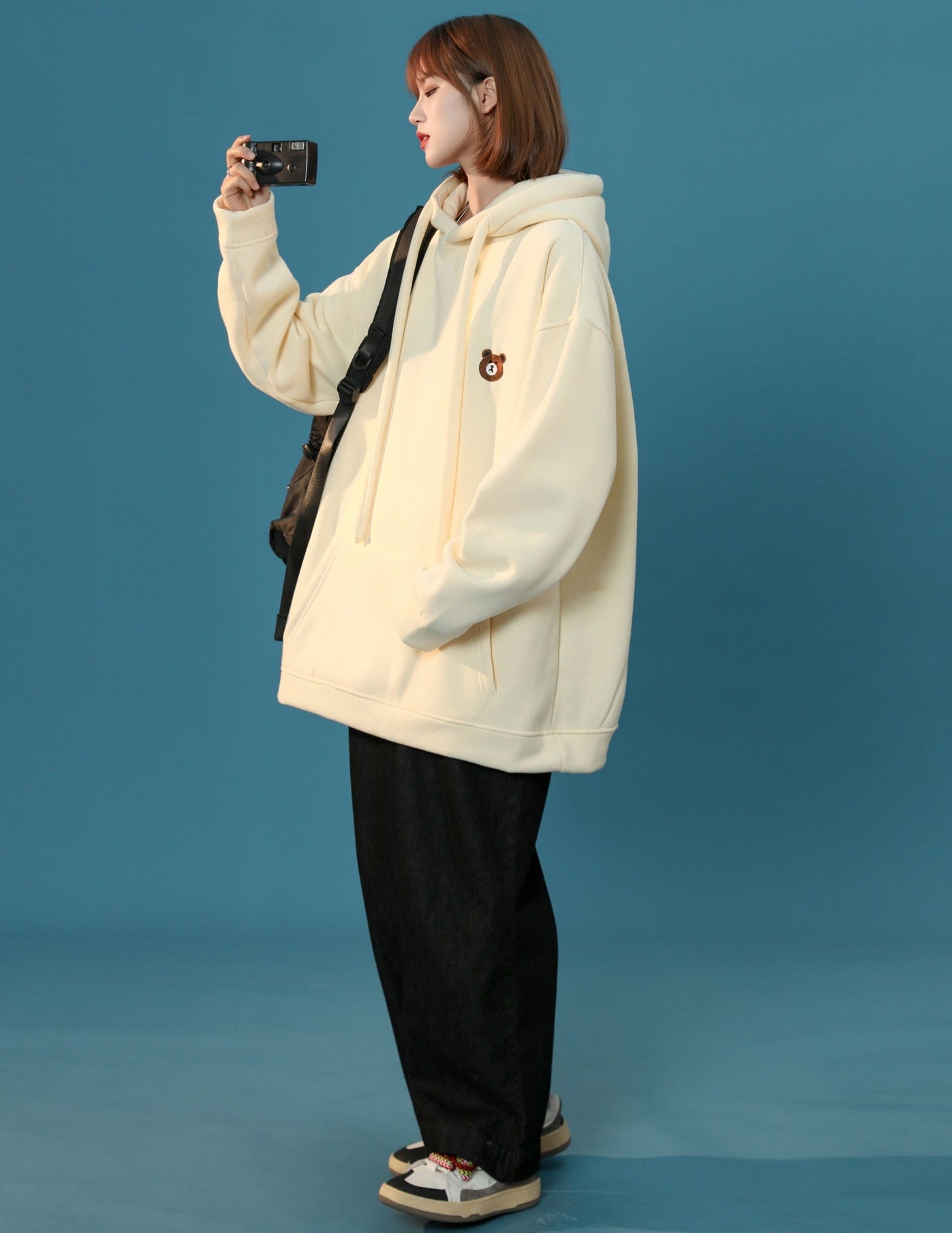 Damen-Teddy-Kapuzenpullover Classic