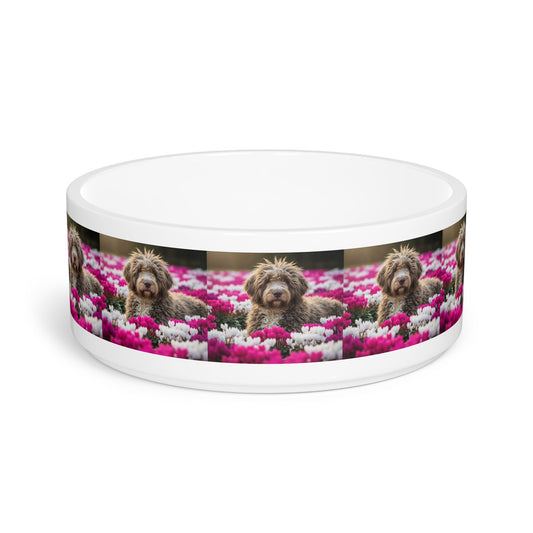 Ceramic Pet Bowl – 16 oz Dog Feeding Bowl