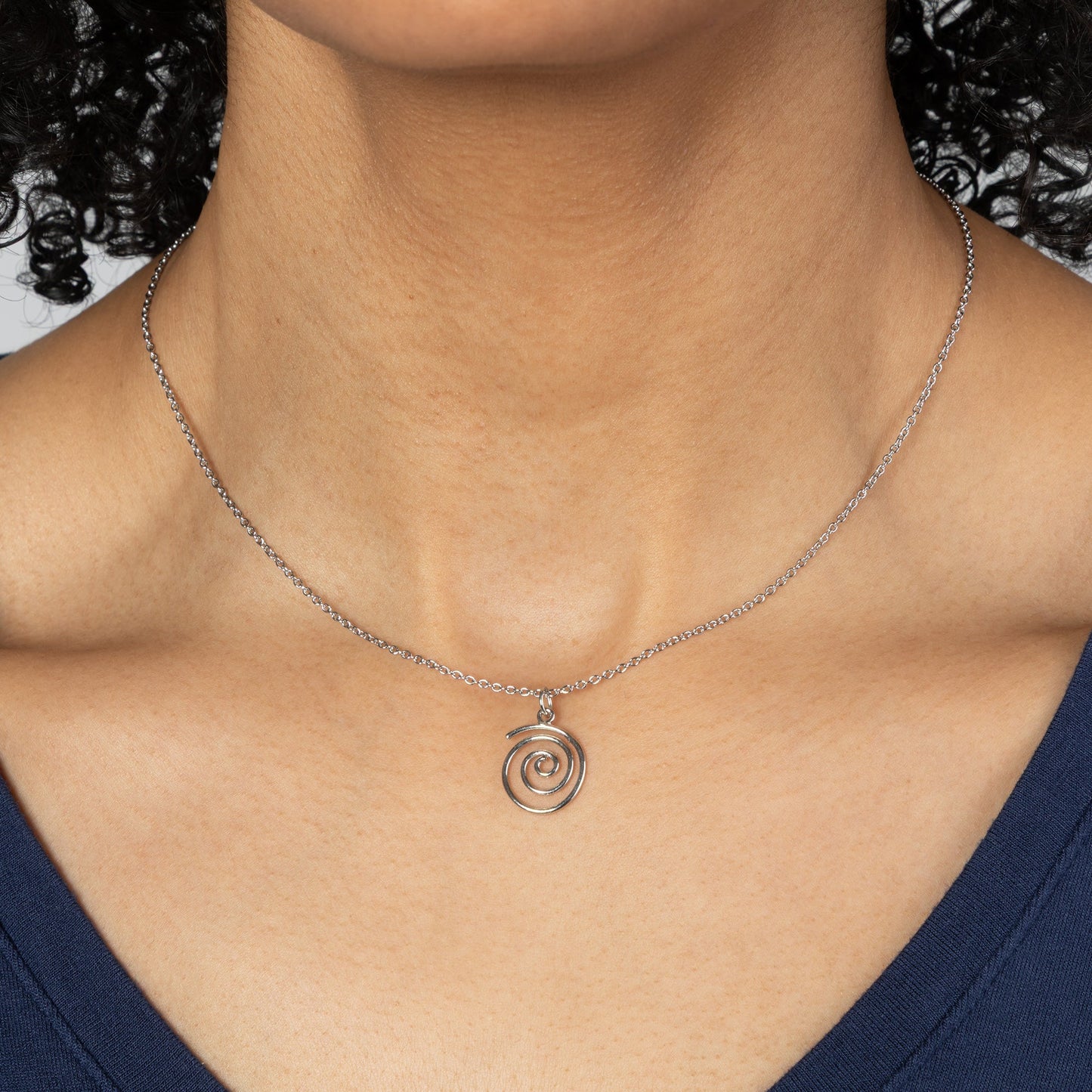 Mindfully Living Pewter Necklace