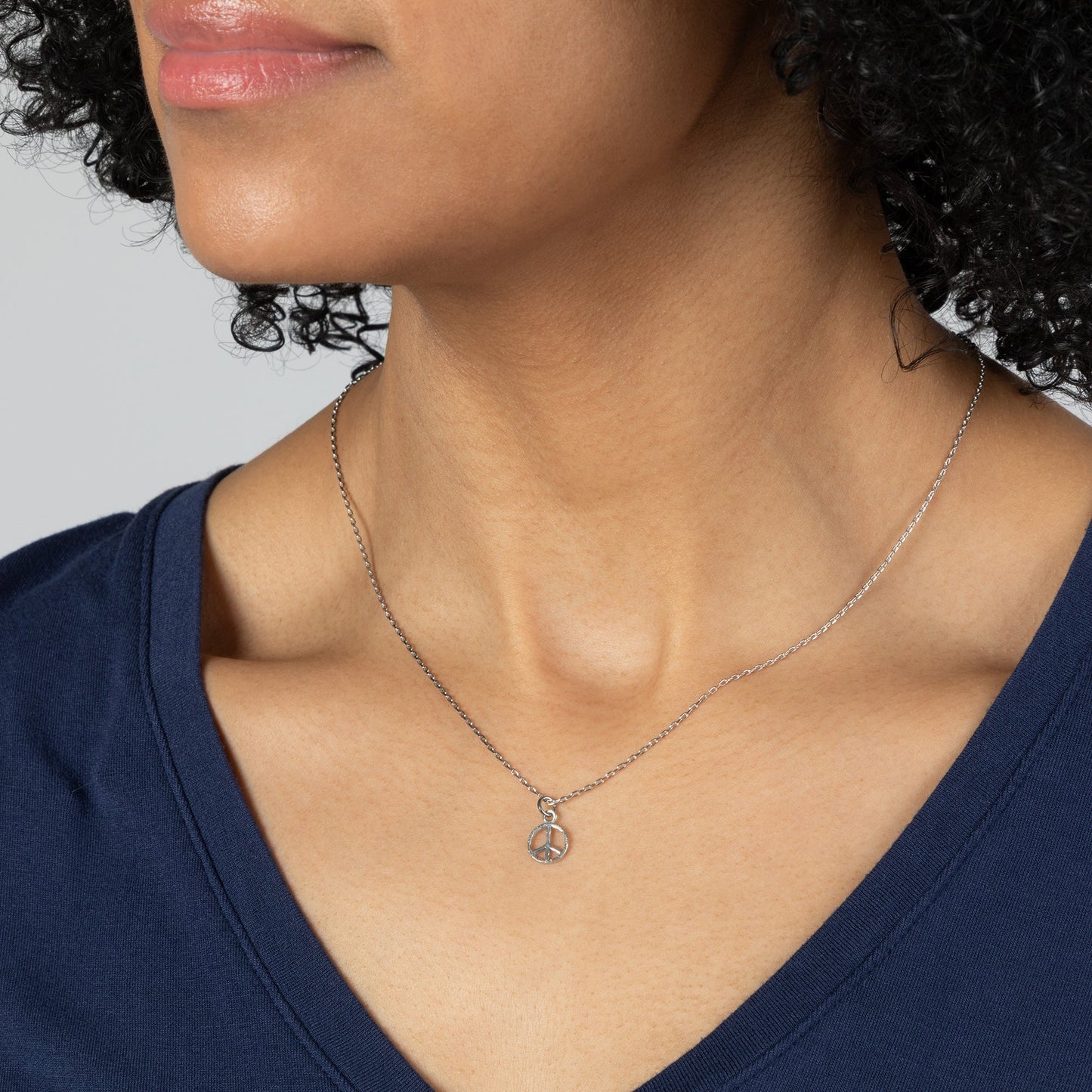 Mindfully Living Pewter Necklace