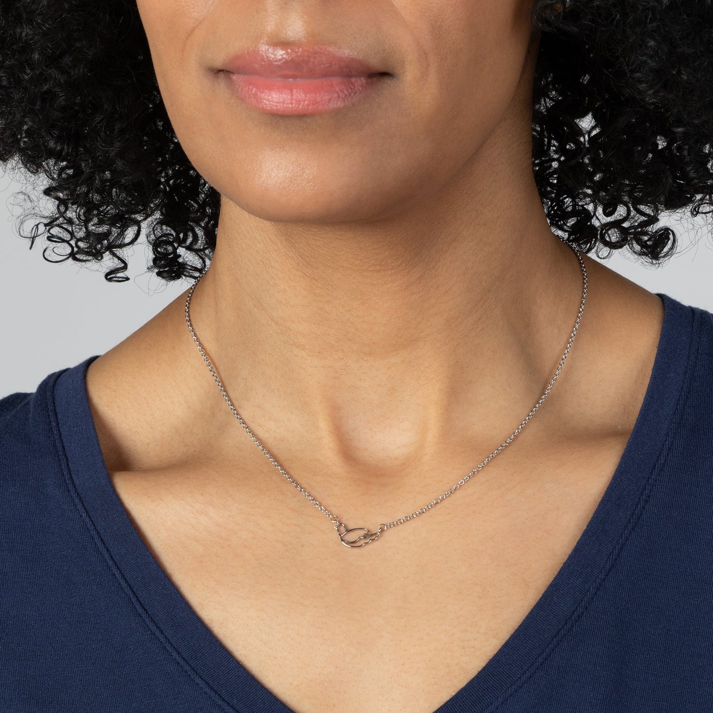 Mindfully Living Pewter Necklace