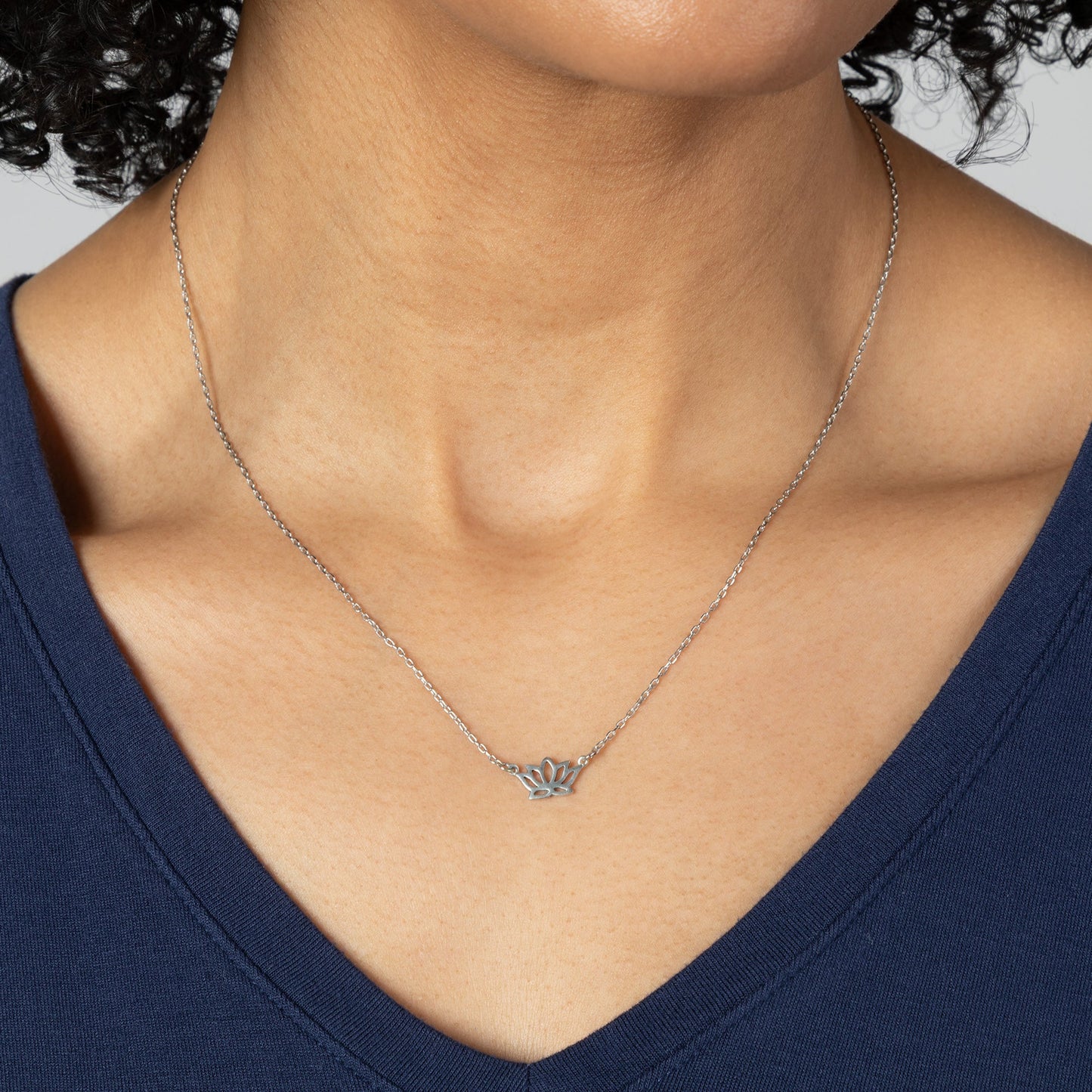 Mindfully Living Pewter Necklace
