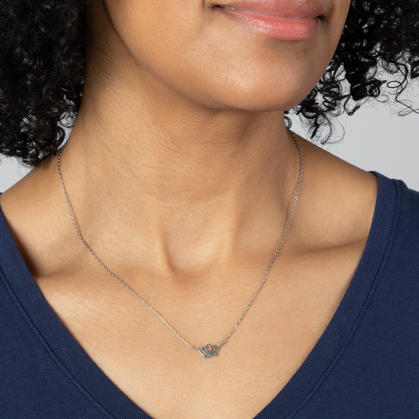 Mindfully Living Pewter Necklace