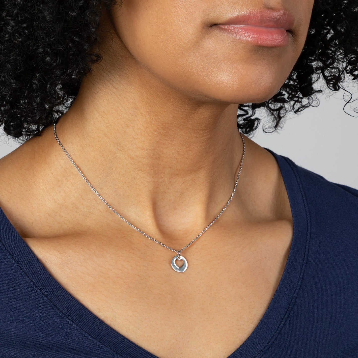 Carry a Little Luck Pewter Necklace