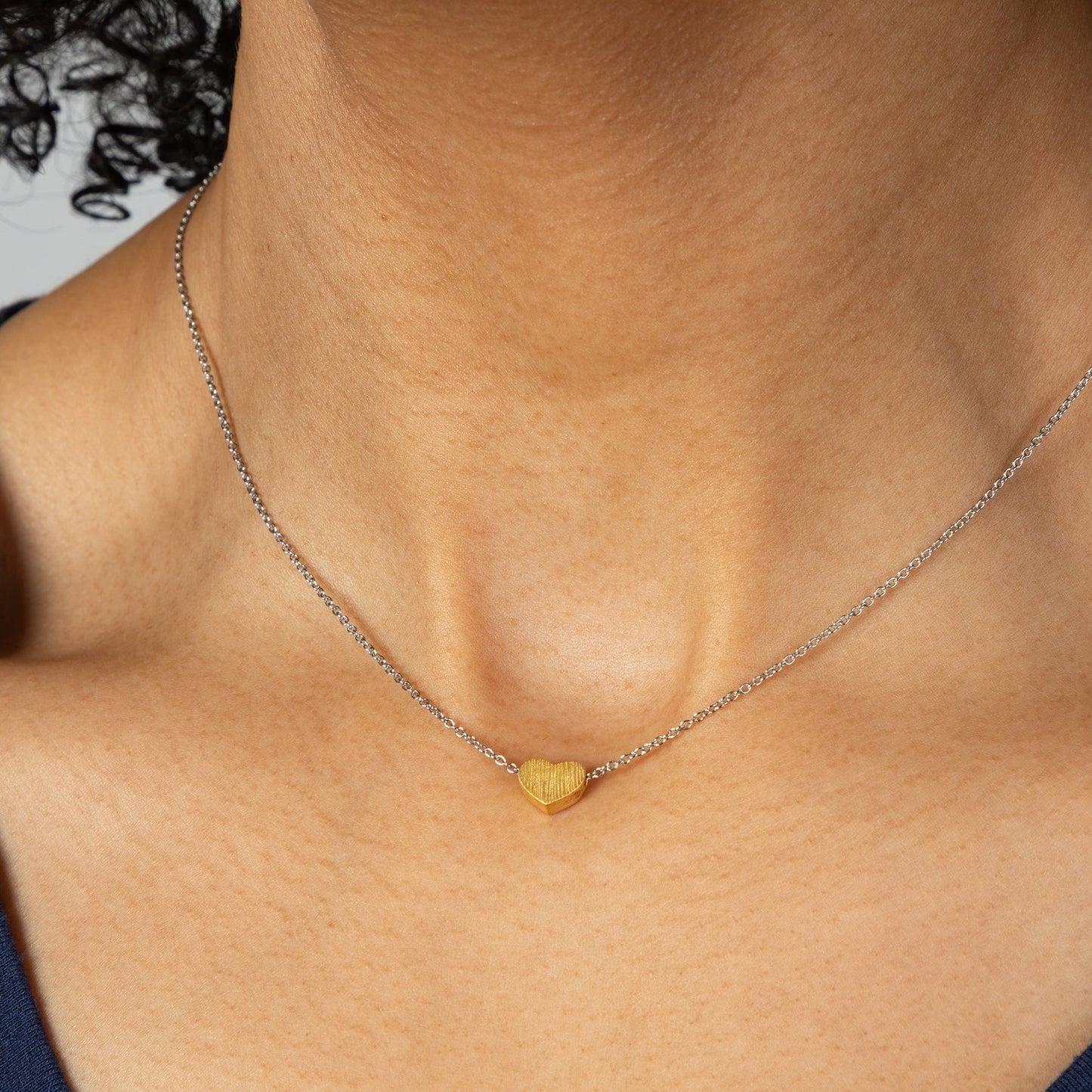 Carry a Little Luck Pewter Necklace