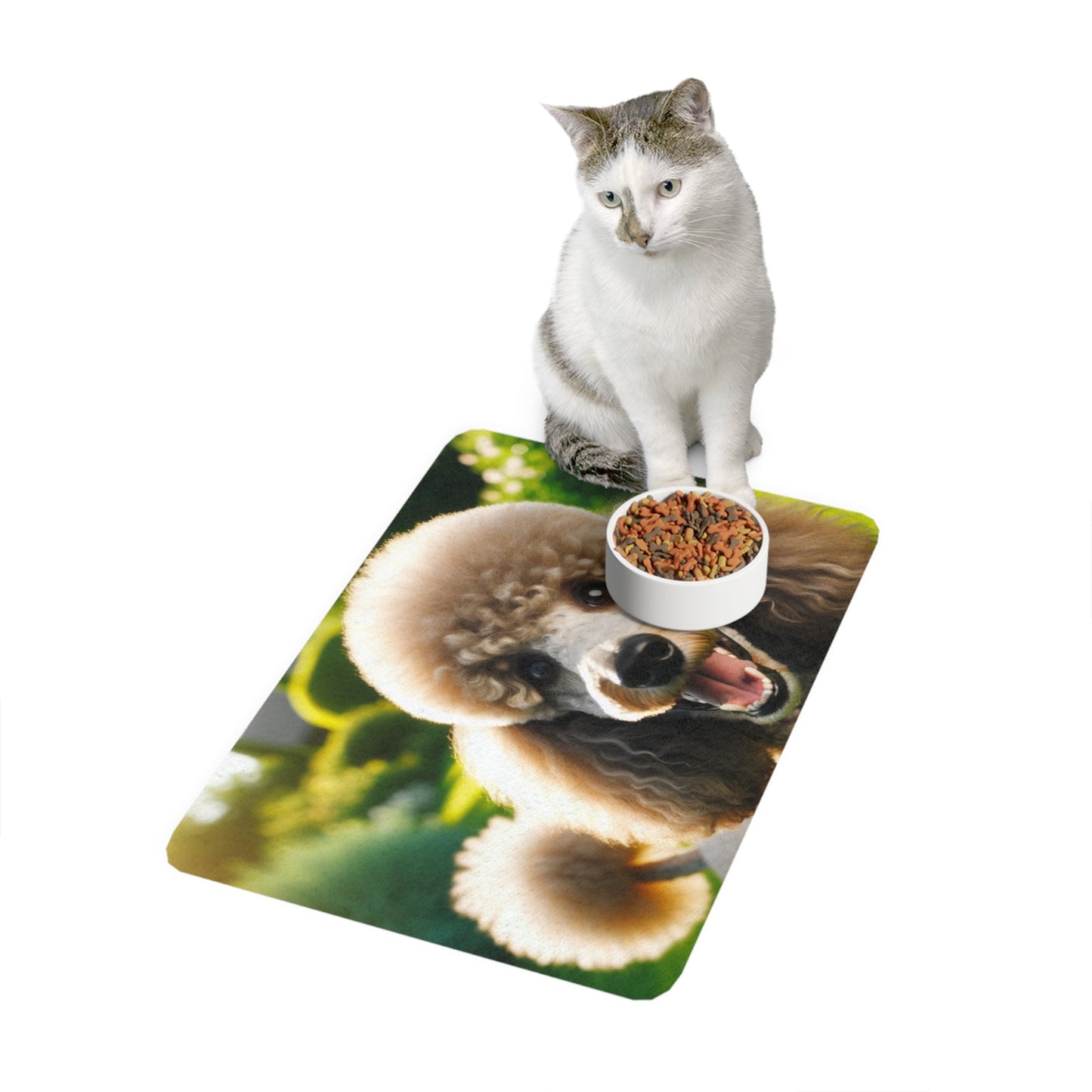 Tapis antidérapant pour animaux de compagnie – Tapis d'alimentation étanche pour chiens