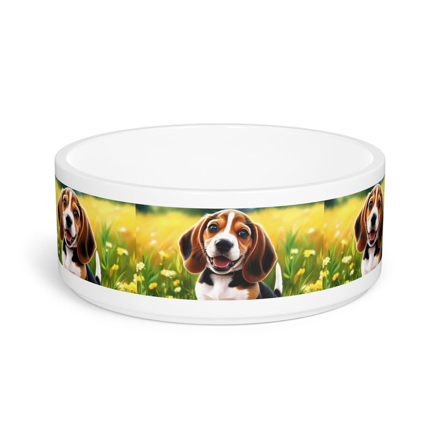Ceramic Pet Bowl – 16 oz Dog Feeding Bowl