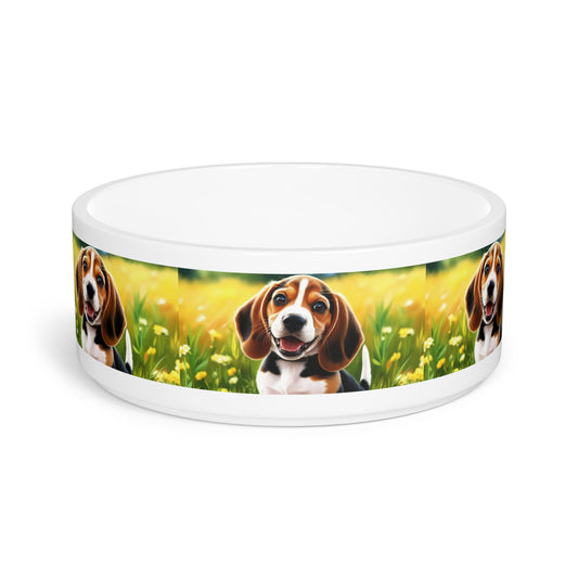 Ceramic Pet Bowl – 16 oz Dog Feeding Bowl