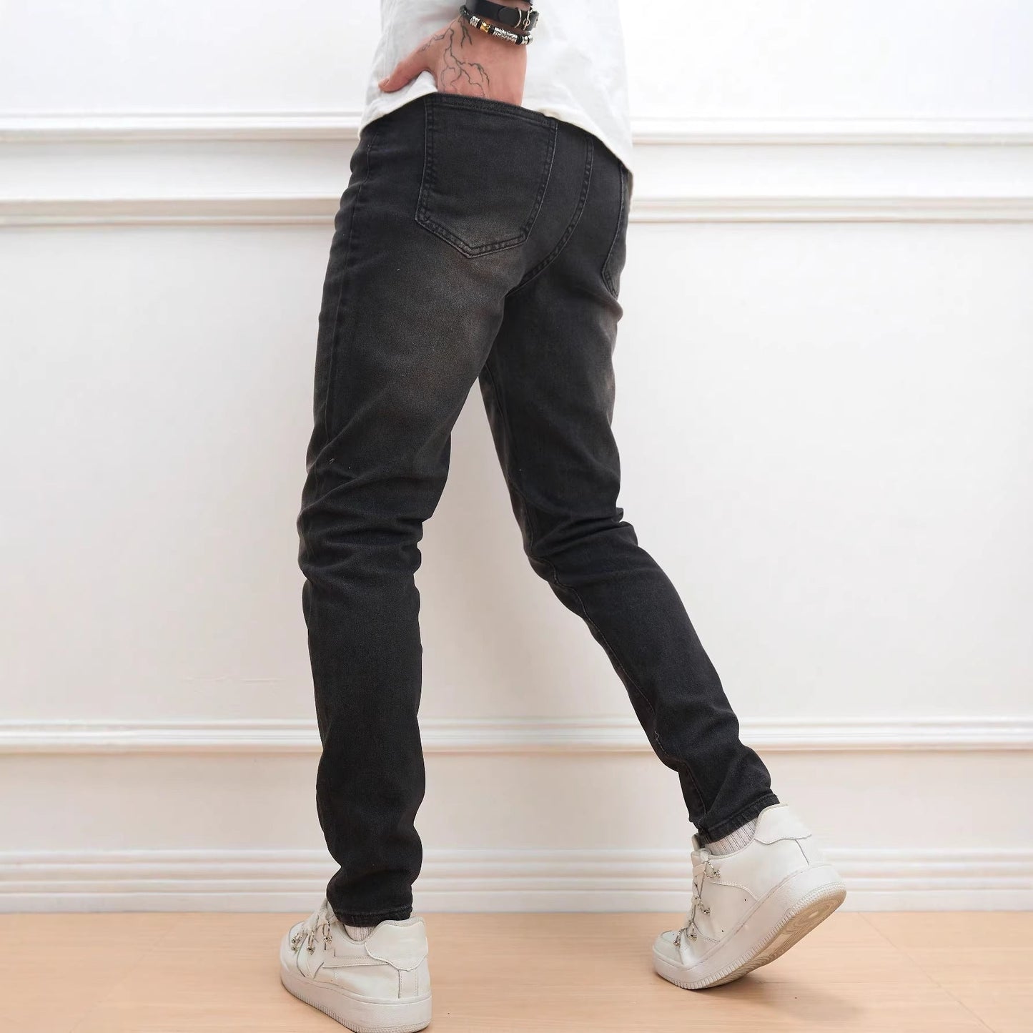 American-style Slim-fit Versatile Mens Skinny Jeans