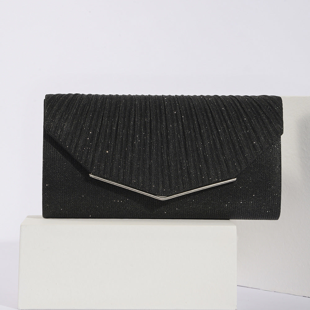 Vintage Womens Evening Clutch With Flap Pillow Bag Socialite Party Banquet Tote
