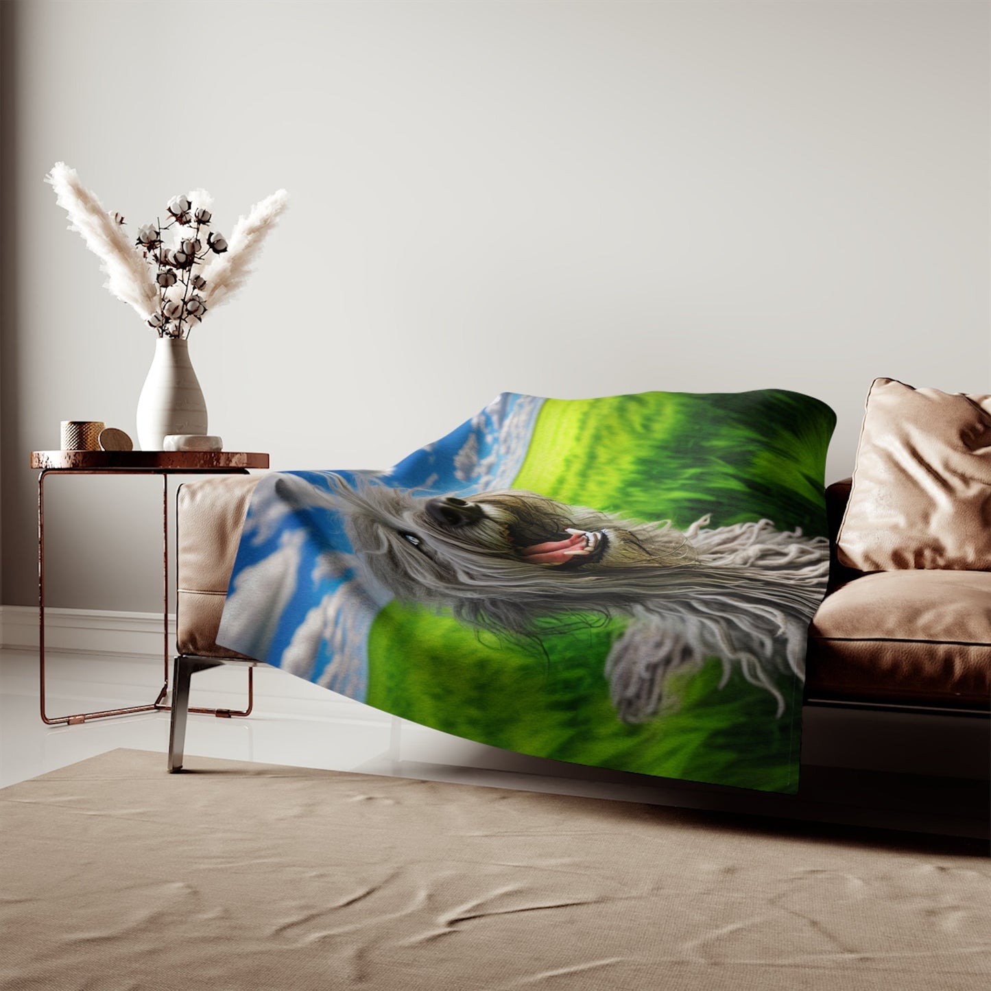 Sweatshirt Blanket – Plush Fleece Throw, 2 Size Options