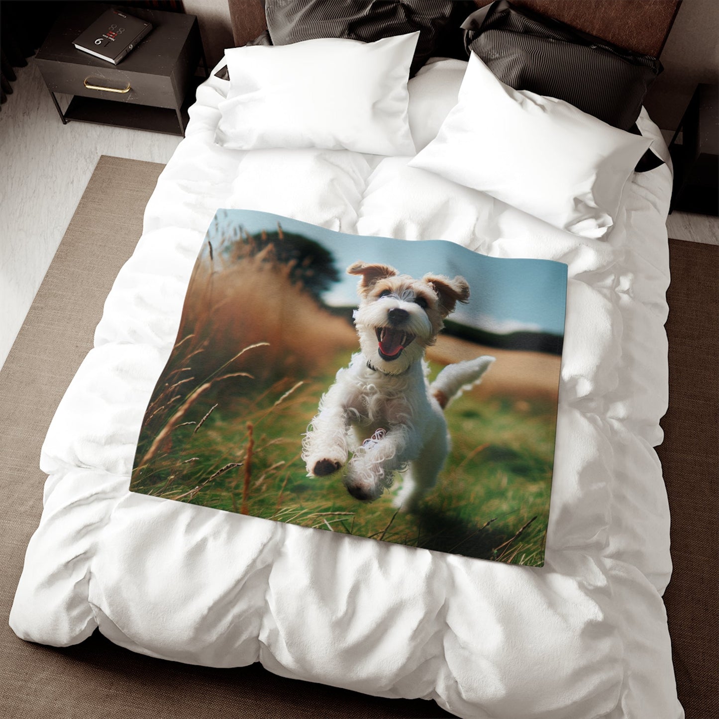 Sweatshirt Blanket – Plush Fleece Throw, 2 Size Options