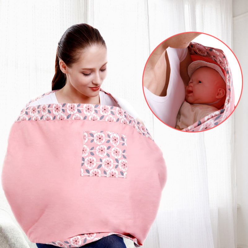 Baby Wrap Carrier Sling Adjustable Infant Comfortable Nursing Cover Soft Breathable Breastfeeding Carrier