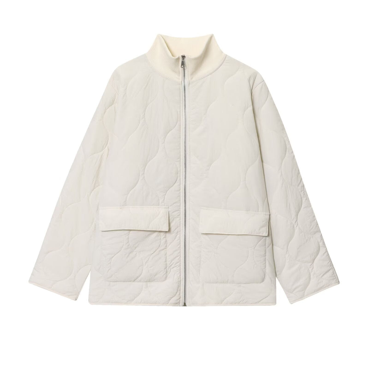 Loose, Oversized Quilted Lightweight Cotton-padded Jacket