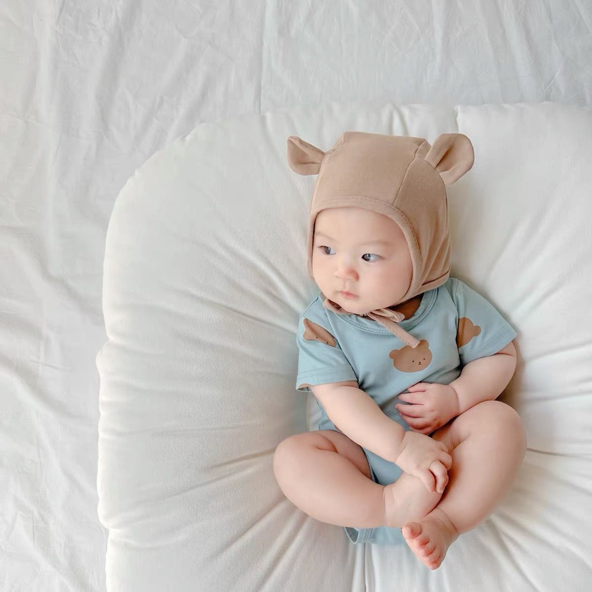 Baby And Infant Hat For Spring And Autumn With Ear Protection For Newborns