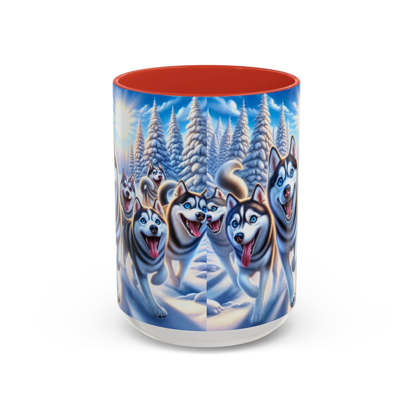 Keramiktasse mit Hunderassen-Motiv – 11 oz & 15 oz