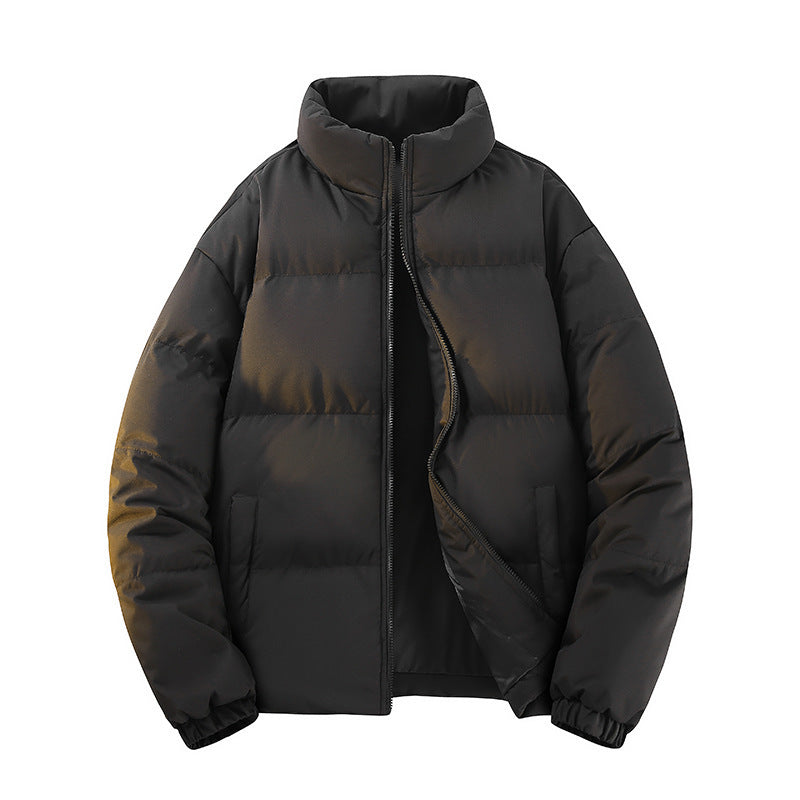 Mens Trendy Winter Puffer Jacket With Extra Fleece Lining For Added Warmth