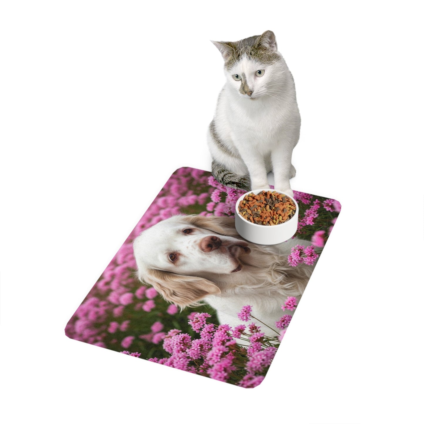 Non-Slip Pet Food Mat – Waterproof Feeding Mat for Dogs