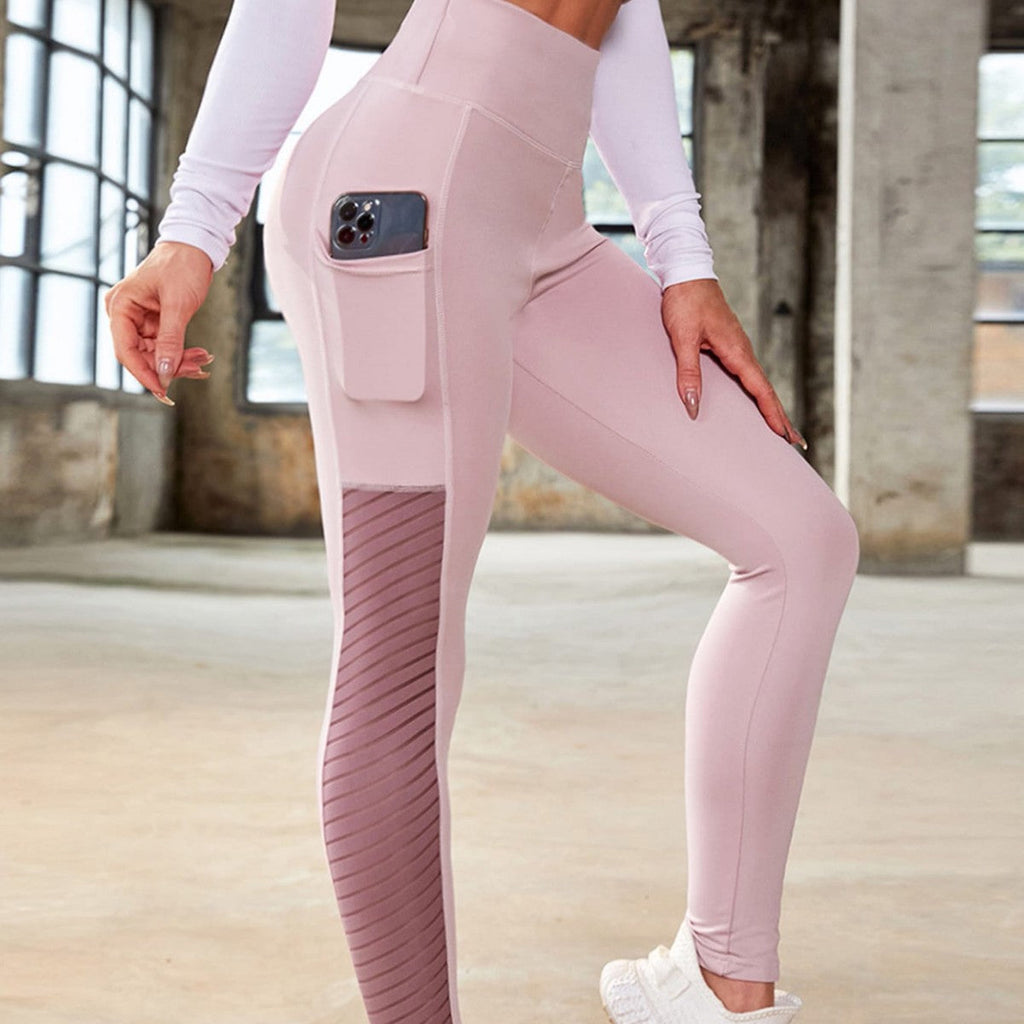 Womens Yoga Fitness Leggings Tight-Fitting Cropped Base Layer Pants