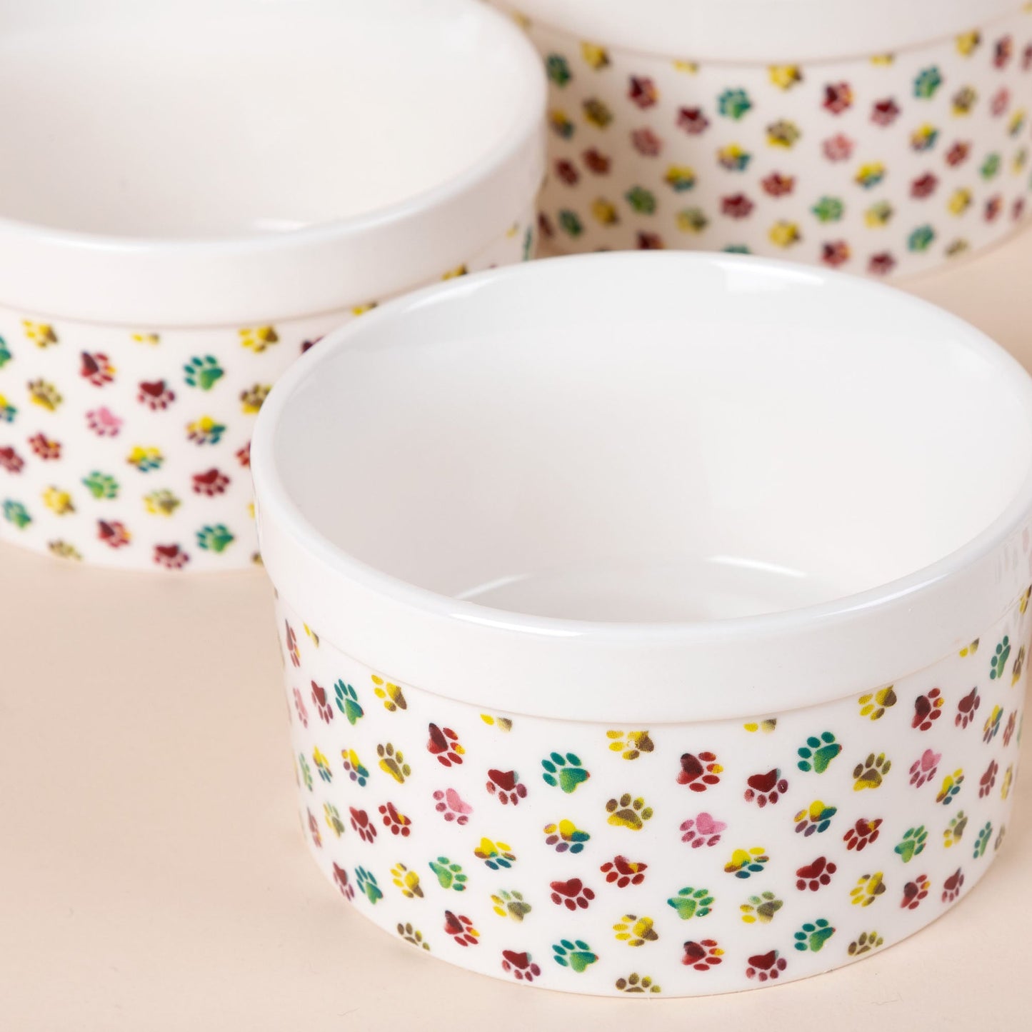 Paw Print Large Oven-Safe Ramekin - Set of 4 - 14oz