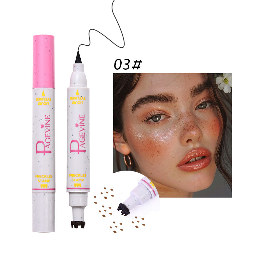 Women's Double-headed Fleck Removal Pen Liquid Eyeliner