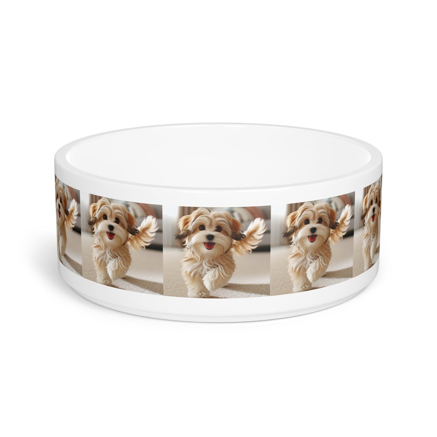 Ceramic Pet Bowl – 16 oz Dog Feeding Bowl