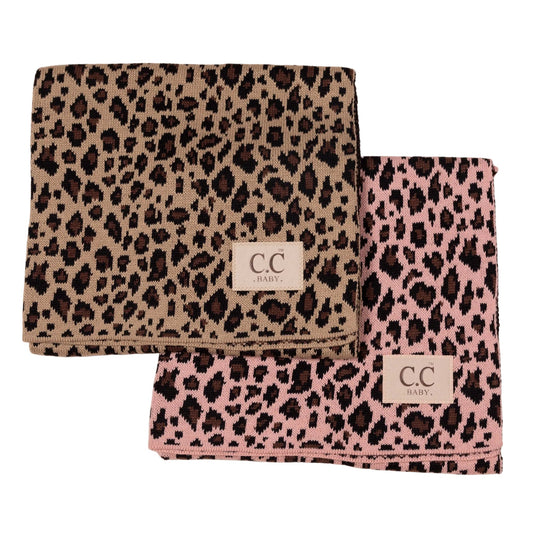 C&C&trade; Home Leopard Knit Baby Blanket