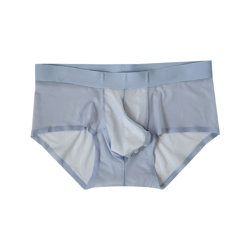 Ice Silk Lightweight Breathable Bottom Crotch Men's Triangle Underwear
