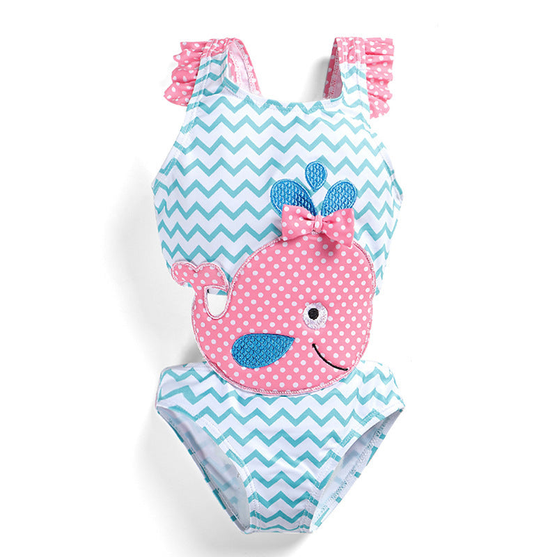 Baby Girls' Watermelon One-Piece Swimsuit